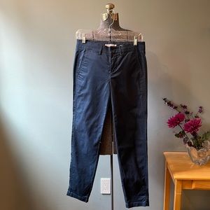 Vince Navy Cotton Trousers